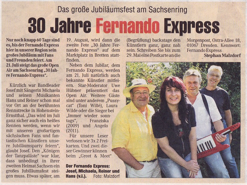 2012 05 24Bericht FernandoExpress 30 Jahre