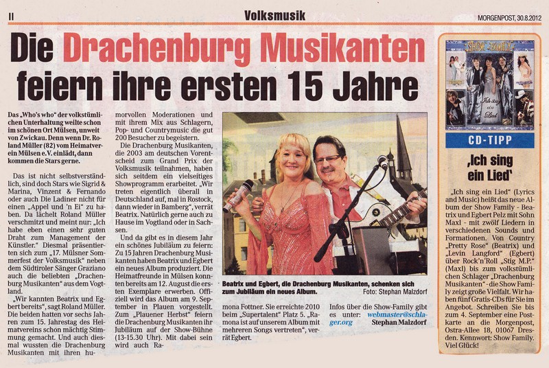 2012 08 30Bericht DrachenburgMusikanten