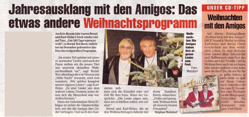 2012 12 20Bericht Amigos Weihnachten