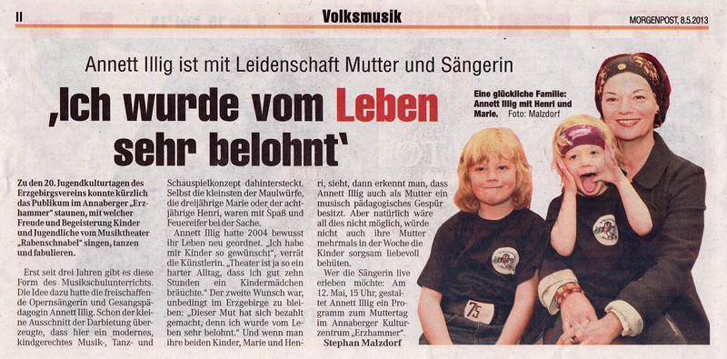 2013 05 08Bericht Annett Illig mit Kindern