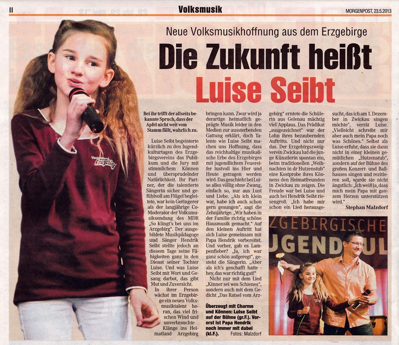 2013 05 23Bericht Luise Seibt und Hendrik