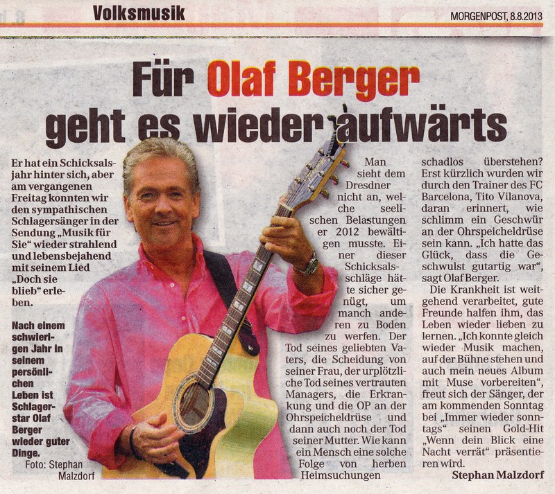 2013 08 08Bericht Olaf Berger wieder aufwaerts