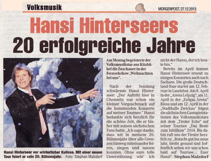 2013 12 27Bericht Hansi Hinterseer