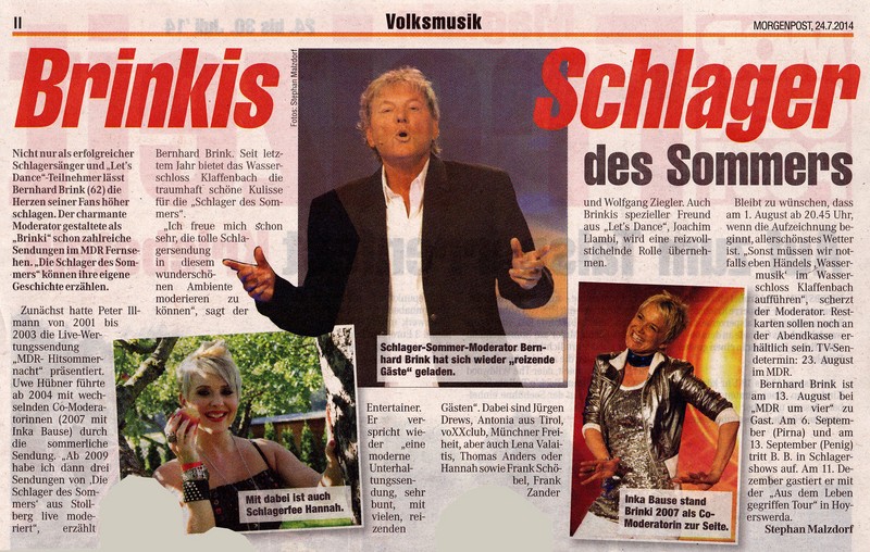 2014 07 24 Bericht Schlager des Sommers