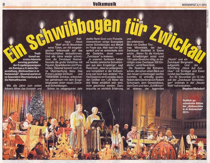 2014 11 06 Bericht Zwickauer Schwibbogen