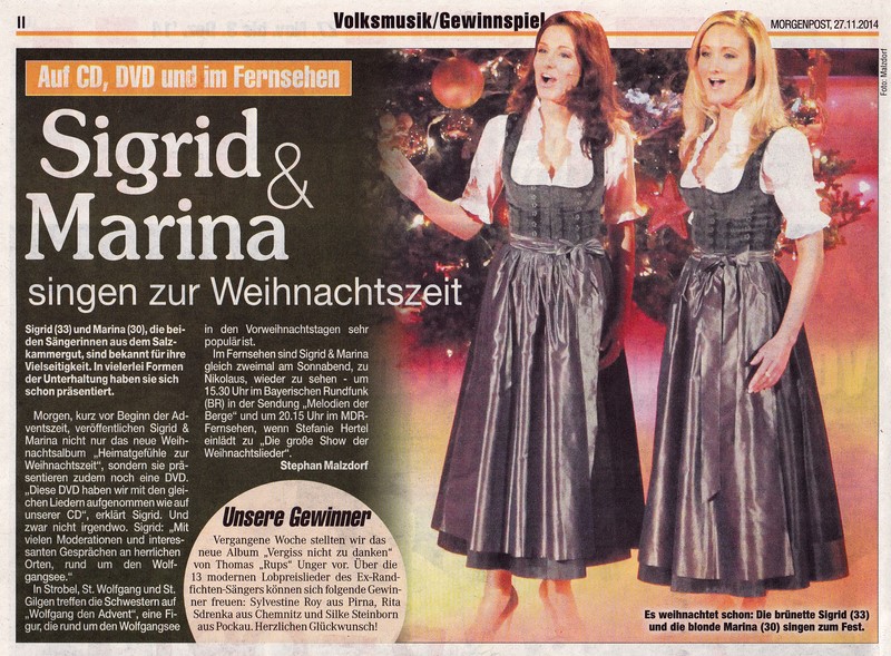 2014 11 27 Bericht Sigrid und Marina