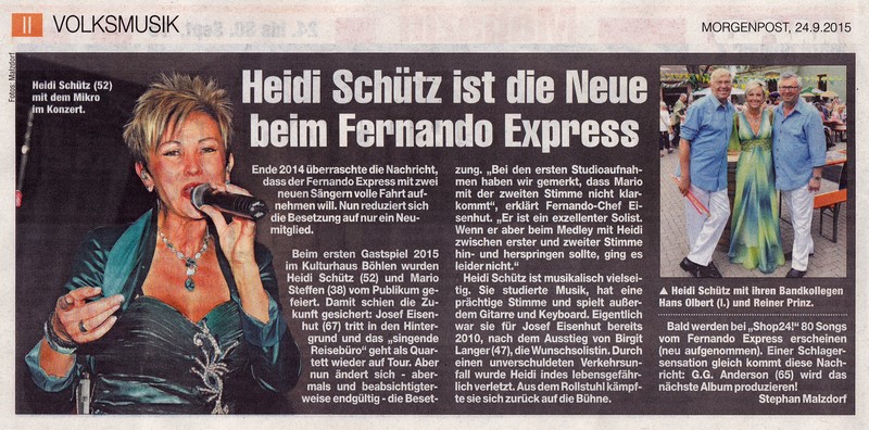 2015 09 24 Bericht Fernando Express