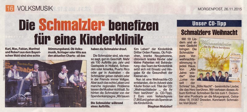 2015 11 26 Bericht Schmalzler Kinderklinik