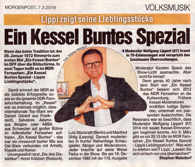 2019 03 07 Wolfgang Lippert Ein Kessel Buntes