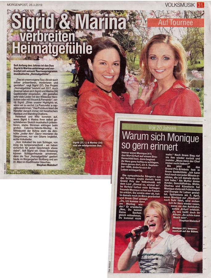 2019 03 28 Sigrid und Marina plus Monique