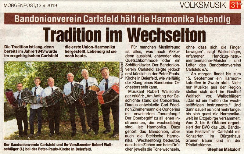 2019 09 12 Bandonionorchester Carlsfeld