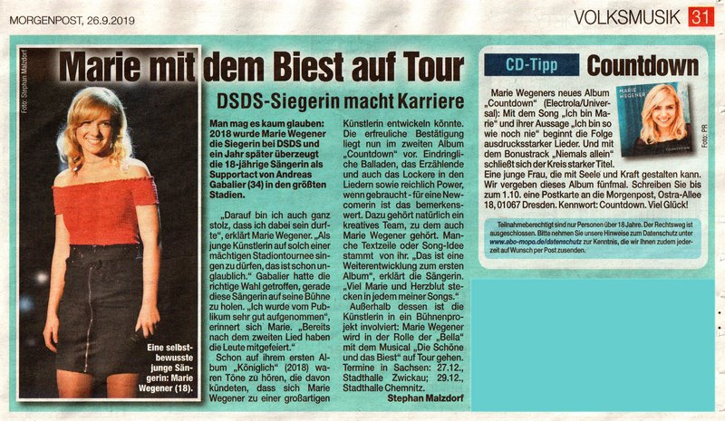 2019 09 26 Bericht Marie Wegener