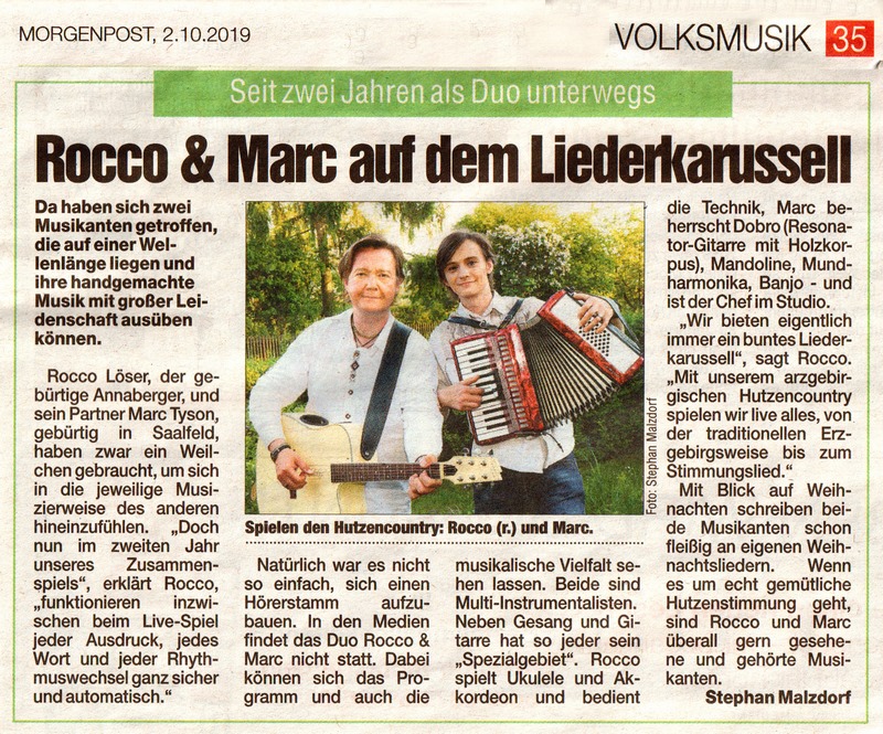 2019 10 02 Bericht Rocco und Marc