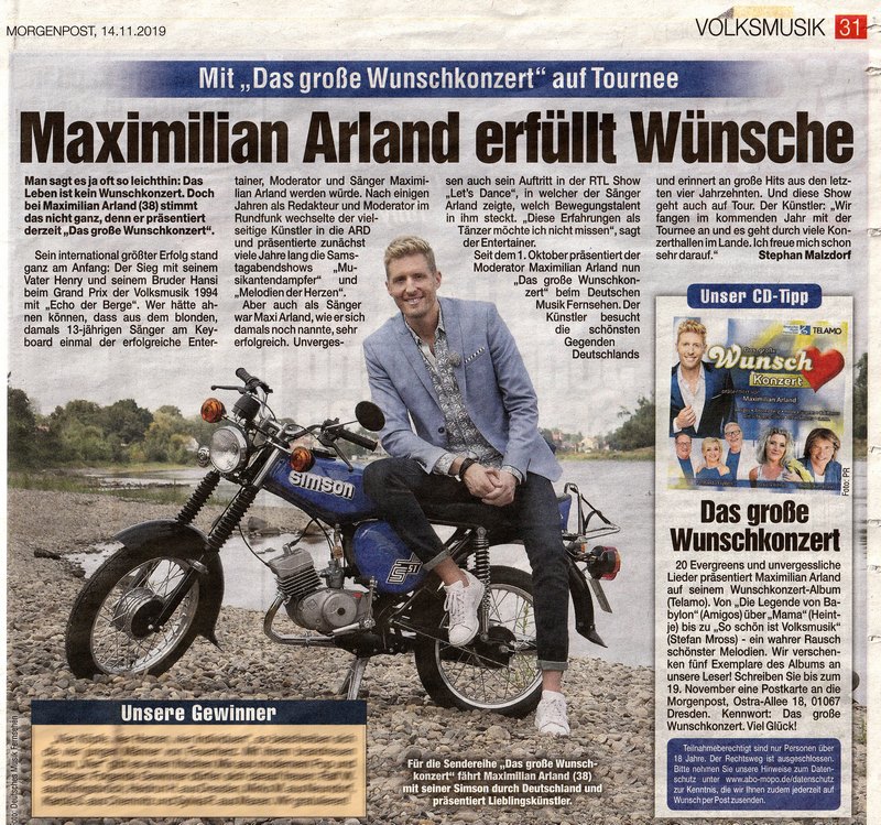 2019 11 14 Bericht Maximilian Arland